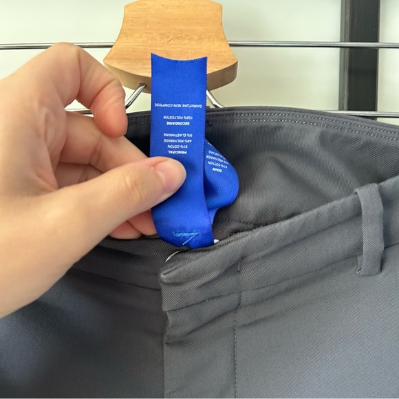 [34] Kit and Ace Men’s Dark Grey Jogger Style Casual Chino Pant - Picture 10 of 12